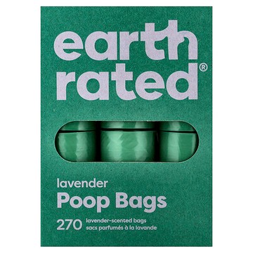 Earth Rated, 狗糞收集袋，熏衣草香味，270 個
