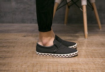 【JP.美日韓】 韓國 簡約 千鳥格  懶人 豆豆 鞋 款 低筒