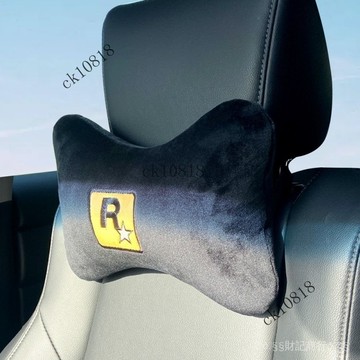 ✨可開發票#汽車頭枕車用車座椅車內靠枕頸部頭枕卡通可愛裝飾網紅套裝枕頭靠#免運費