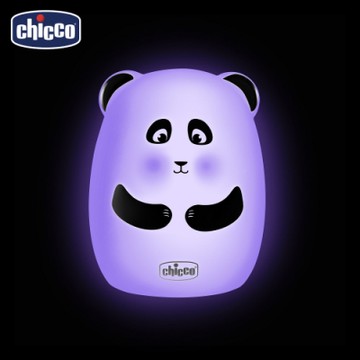 chicco官方直營-充電式安撫夜燈-小熊貓
