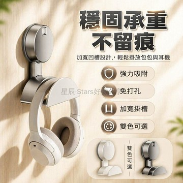 台灣出貨✨ 強力吸盤掛鉤 牆面收納掛鉤 耳機包包掛鉤 免釘打孔置物架 浴室廚房門後掛鉤 家居整理收納掛件