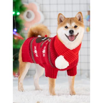 狗狗衣服秋冬毛衣柴犬泰迪法斗冬季冬裝中小型犬幼犬寵物休閑圣誕