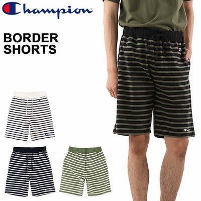 ハーフパンツ ショートパンツ メンズ チャンピオン Champion ベーシック ボーダーショーツ スポーツ カジュアル ウェア ボーダー ロゴ 男性用 短パン C3 T503 通販 Lineポイント最大get Lineショッピング