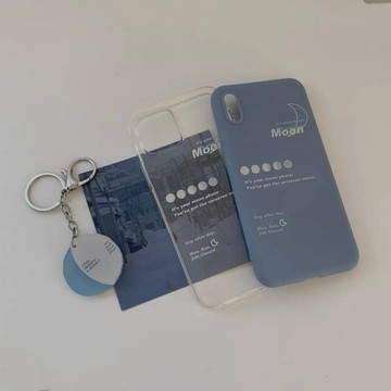 moon月相 文藝簡約 iPhone14promax 全包保護殼