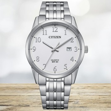 CITIZEN星辰 GENTS系列 台灣限量 簡約時尚腕錶 39mm/BI5008-51A