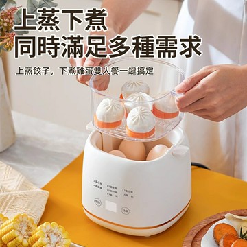 【新北現貨】【當天出貨】煮蛋器 110V多功能煮蛋機 煮蛋神器 日式溏心蛋 智能煮蛋器 蒸蛋機 溫泉蛋 溏心蛋 自動蒸蛋器