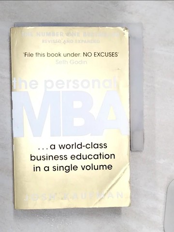 【書寶二手書T1／原文小說_Q8L】Personal Mba_Josh Kaufman