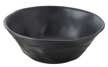 Revol FRO皺折沙拉碗/霧黑