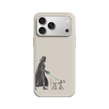 iPhone 17 Pro Max SolidX 貝殼灰 - 迪士尼-星際大戰 Star Wars - 黑武士-散步-幽默系列