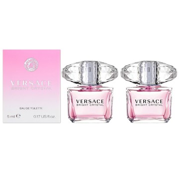 VERSACE凡賽斯 香戀水晶淡香水 小香5ml (2入)