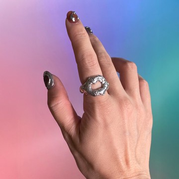 Artpartment 液態金屬戒指O形 | 手工製作 | 戒圍訂製