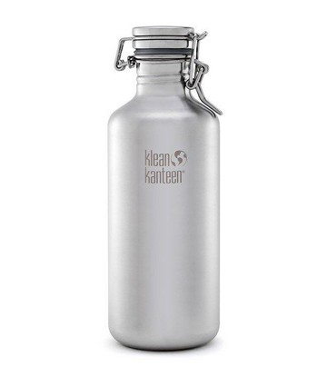 ├登山樂┤ 美國 Klean Kanteen 經典可利鋼瓶(快扣密封) 40oz/1182ml-原色 # K40CSLK-BS