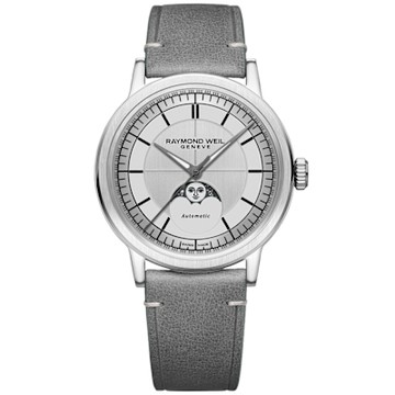 Raymond Weil 蕾蒙威 Millesime系列 月相機械腕錶 推薦 送禮 畢業禮物 39.5mm/2945-STC-65001