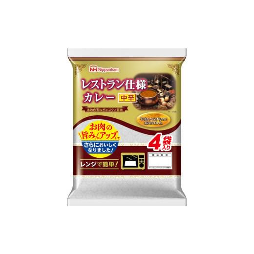 ふるさと納税 長崎県 諫早市 日本ハムレストラン仕様カレー中辛10袋セット(40個入り)