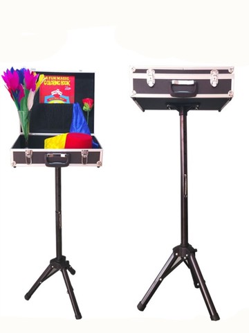 專業魔術道具 高檔鋁合金三叉魔術箱子 表演 折疊跑場箱子