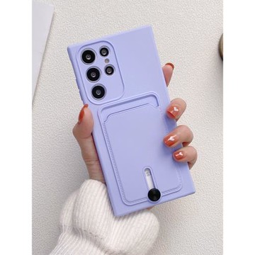 適用于三星S22 ULTRA手機殼S23+插卡保護套S20FE全包邊5G軟殼S21 FE卡通硅膠S25ULTRA防摔s24情侶網紅A55時尚