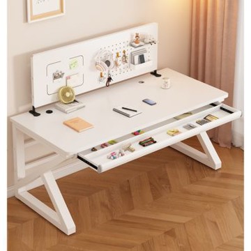 實木書桌 抽屜款 加厚25MM桌面 140×60×75CM 學習桌 寫字桌 書桌 工作桌 電競桌 辦公桌