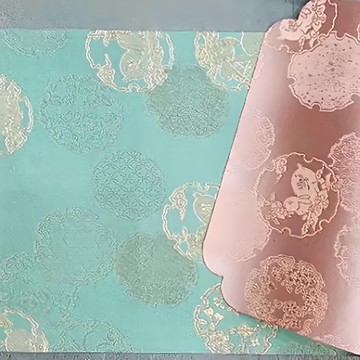 工妙堂 茶席 50 x 23cm  圓融 藍色 + 粉色  1個