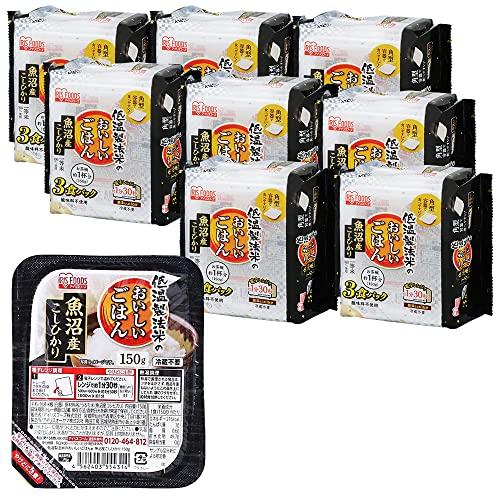 アイリスオーヤマ パックご飯 150g ×24個 新潟県 魚沼産 コシヒカリ 国産米 100% 一等米 低温製法米 非常食 米 レトルト