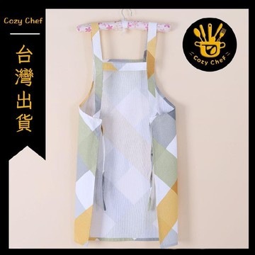 ✨️臺灣出貨✨️暖廚小築✅可開發票時尚男女透氣掛脖家用廚房圍裙揹帶圍腰餐飲工作勞保裝服