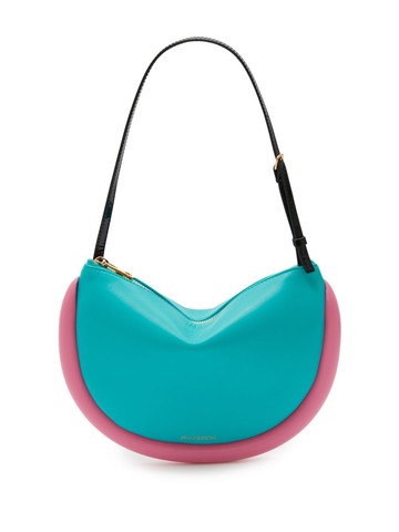JW Anderson - Bumper-Moon leather shoulder bag - women - CALFSKIN/Lambskin/Lambskin - One Size - Blue