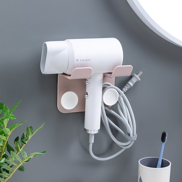 吹風機架 吹風機置物架衛生間壁掛免打孔浴室電吹風筒掛架廁所收納架子家用 【CM67】