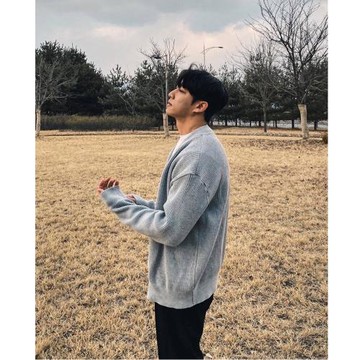 韓國秋冬新款純色針織開衫外套男士日系百搭休閑簡約毛衣針織衫潮