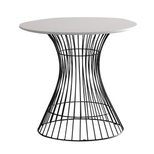 【MUNA家居】納塔圓桌/不含椅/共兩色白色