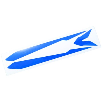 SYM 車頭V型反光貼-藍 提升夜間安全  1入