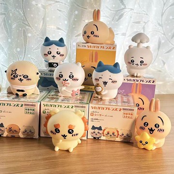 【新品現出】chiikawa吉伊卡哇 公仔盲盒 盒玩 扭蛋 自嘲熊 小八貓 章魚 水族館 朋友2 兔兔 小桃 那個孩子