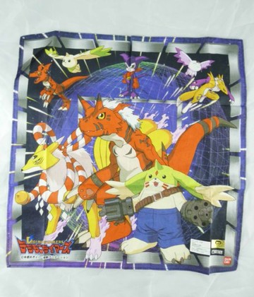 【震撼精品百貨】Digital Monster_數碼寶貝 ~ 小方巾『藍』