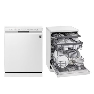 LG QuadWash Steam 四方洗蒸氣超潔凈洗碗機 雲朵白 DFB533FW
