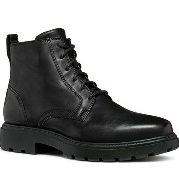 GEOX SPHERICA EC7 BOOTIES BLACK 黑色男款鞋子