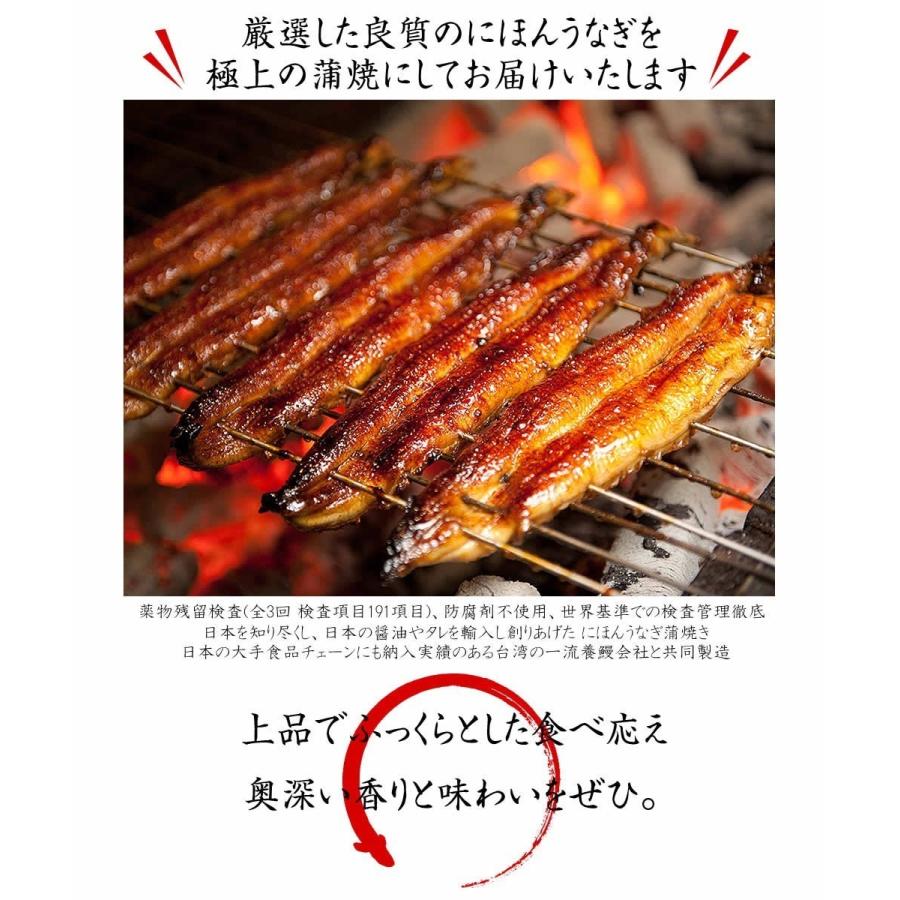 うなぎ 蒲焼き ウナギ 鰻 新仔 500円OFFクーポン有 新仔にほんうなぎ蒲焼き 約140g×2尾 280g前後 台湾産 タレ山椒付 食べ方ガイド付 化粧箱入 シールのし対応