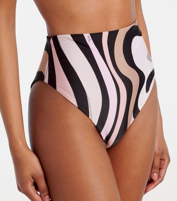 Pucci Marmo high-rise bikini bottoms