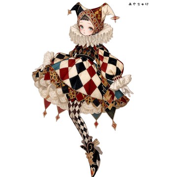 【6 月新品】07-133-0210 人物貼紙 馬戲團風格