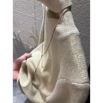 打底衫女2025新款春秋亮絲修身內搭今年流行漂亮洋氣高領毛衣女