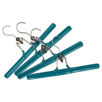 HIKOYA 和彥家 加長型防滑多件夾式褲架  4個  藍色