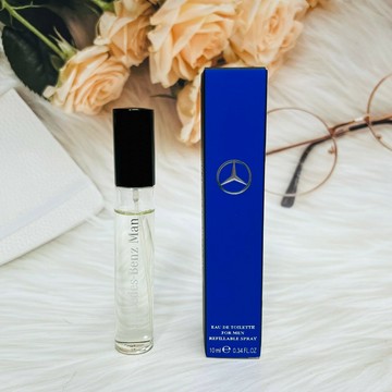 MERCEDES BENZ 賓士 MAN 王者之峰 男性淡香水 10ml  噴式小香｜全店$299 全家取貨免運｜領券9折｜APP下單最高再賺22%點數⚡品牌香氛