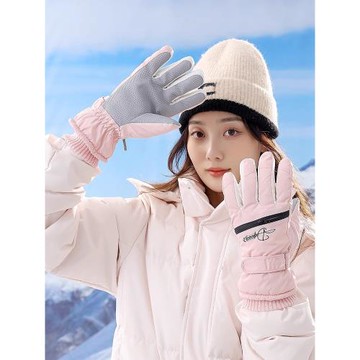 手套女冬季騎行保暖防凍滑雪手套冬天騎電瓶車觸屏防寒加絨防水