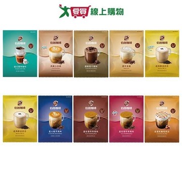 伯朗沖泡飲系列(奶茶/藍山/重曼特寧三合一/重曼特寧二合一/焦糖瑪奇朵/濃萃拿鐵/濃醇黑【愛買】
