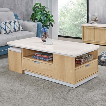 MUNA家居   漢森4尺石面大茶几   120X60X45cm