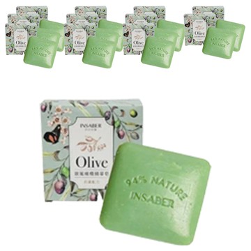 INSABER 伊莎貝爾 橄欖歐風精華皂 94%天然  94g  12入
