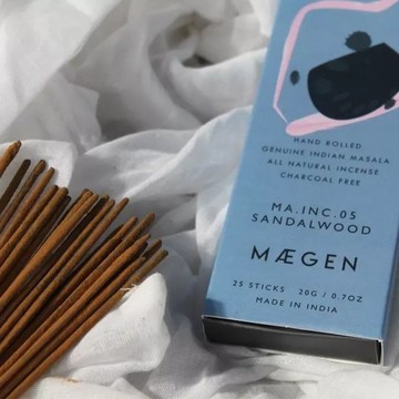 【英國 MÆGEN】瑪薩拉手工線香-檀香木 /25支入
