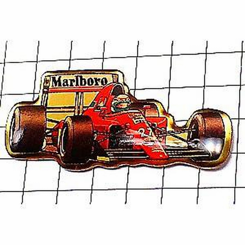 ピンバッジ・マルボロF1アランプロスト車ゼッケン27◇フランス