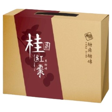 糖鼎 經典黑糖茶磚禮盒 桂圓紅棗  30g  12個裝  1組