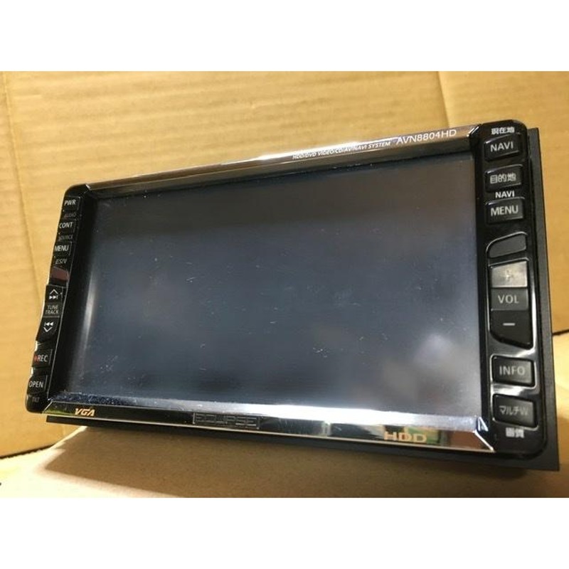 HDD ナビ イクリプス AVN8804HD 未テストジャンク 仕入品 FUJITSU TEN 135001-34300141 【大注目】 - カーナビ 、カーAV