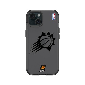 iPhone 15 Clear 酷墨灰 - NBA - B&W-鳳凰城太陽 Phoenix Suns B&W