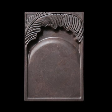 非遺 肇慶端硯硯臺《大業有成》8寸宋坑坑仔端硯素硯臺 正宗老坑天然原石硯臺 精品文房四寶硯臺