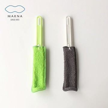 【太曼妮】日本品牌瓶壺硬質清潔刷短柄L型-灰色 日本製(K-472GY)